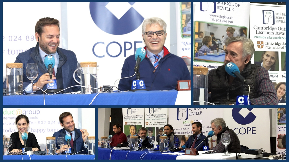 Programa de Cope Sevilla emitido en directo desde el CBS con Agustín Bravo y Rafael Almansa en Diciembre 2019 Programa de Cope Sevilla emitido en directo desde el CBS con Agustín Bravo y Rafael Almansa en Diciembre 2019