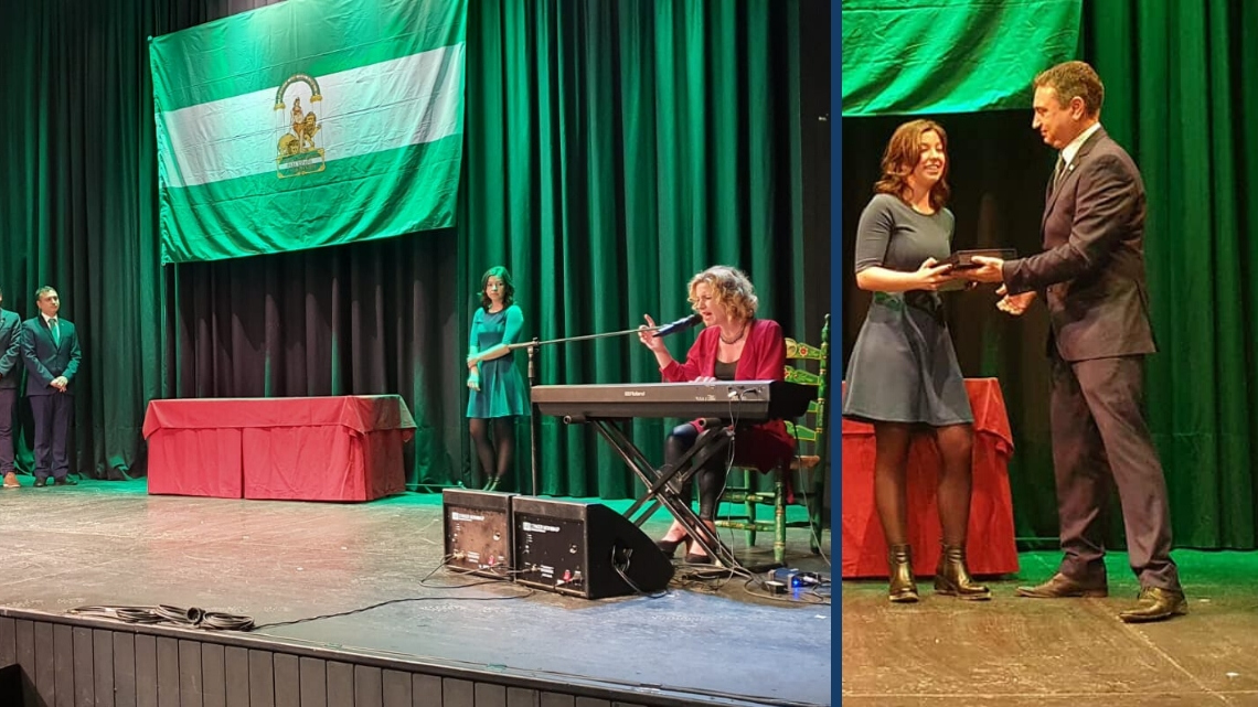 Reconocimiento a Carmen Barroso, alumna de CBS en el Día de Andalucía Reconocimiento a Carmen Barroso, alumna de CBS en el Día de Andalucía