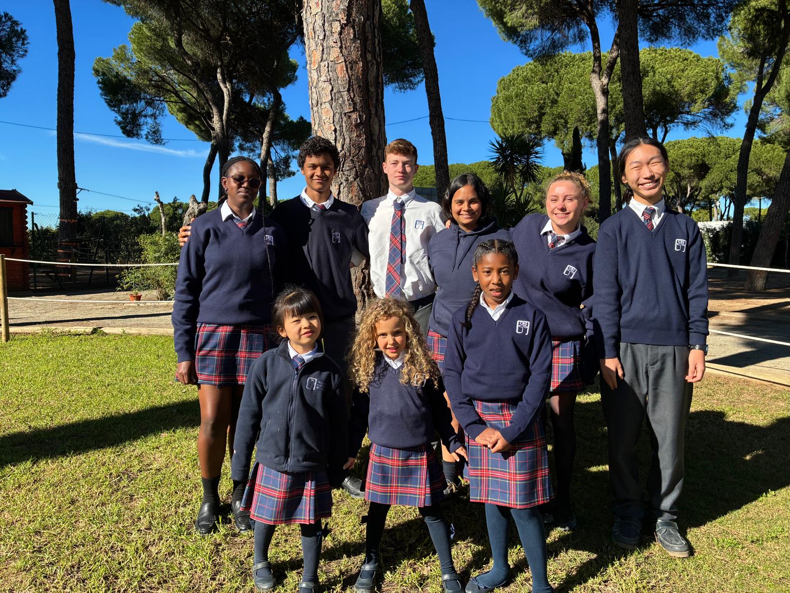 Alumnos de distintas nacionalidades en CBS