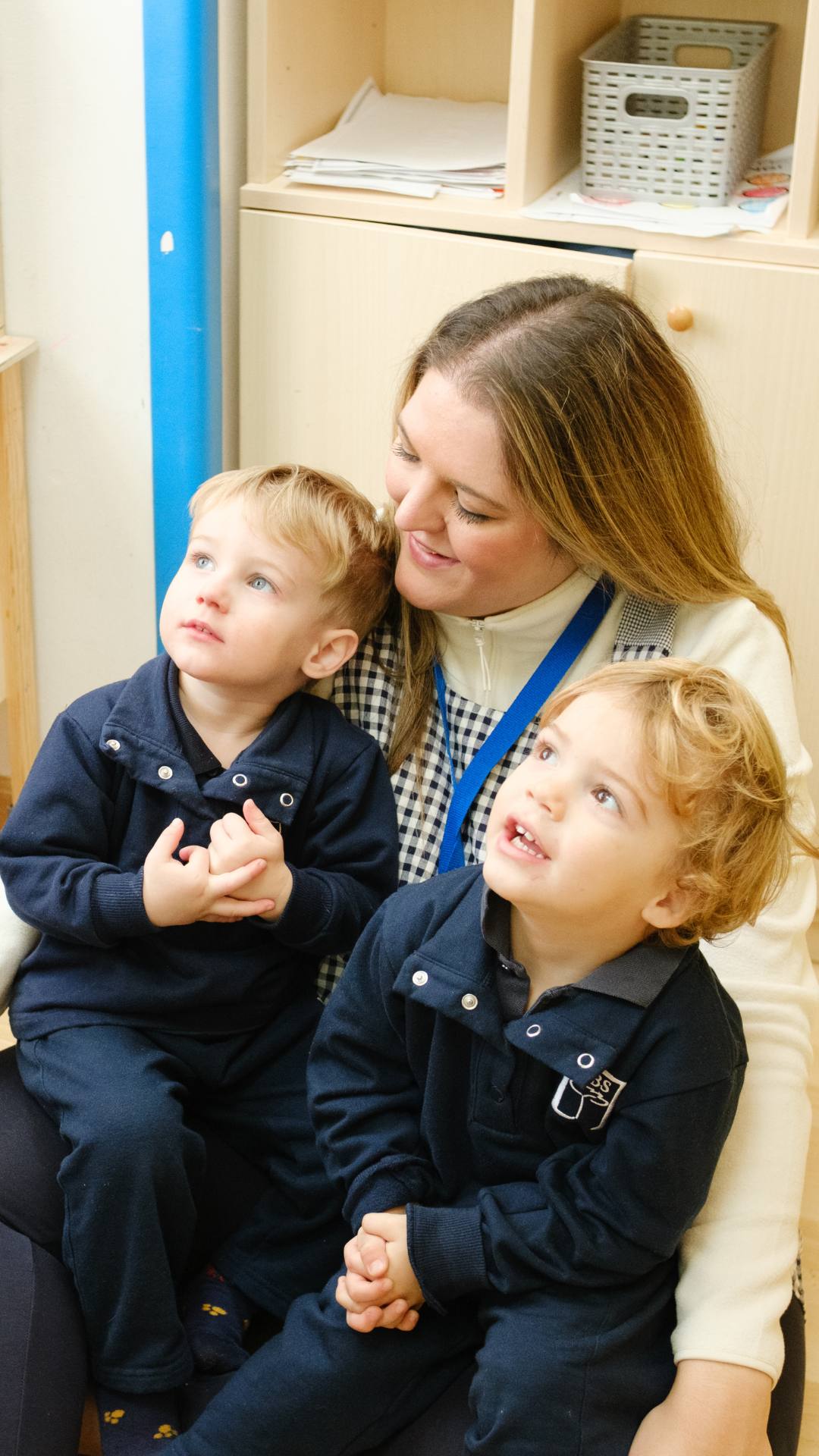 CBS Pre-School team caring for children