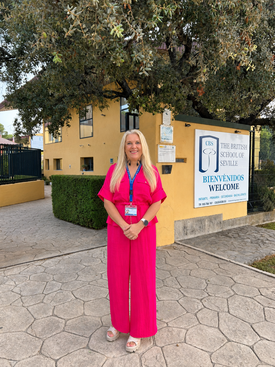 Samantha Clewer en CBS, The British School of Seville